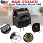 110V-240V Ac Plug To 12V Dc Car Cigarette Lighter Converter Socket Adapter Lot. Fixed Price $54.30.