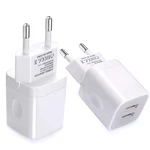 European Wall Charger, Vifigen 2-PACK Usb 2.1AMP Universal White. Fixed Price $18.69.
