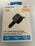Anker Usb-c Car Charger 75W Adapter Built-in Retractable Cable For Iphone 16/MAC. Fixed Price $43.87.