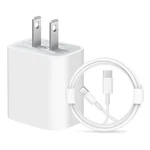 20W Fast Charger Block With 6FT Charging Cable Compatible Iphone. Fixed Price $19.99.