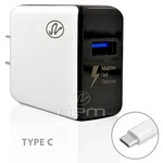 2.1 Wall Travel Ac Home Charger Adapter With Usb Type-c Data Sync White Cable. Fixed Price $14.52.
