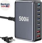 500W Usb Fast Charger Block, Multi-port Charging Station, Gan Double 100. Fixed Price $86.71.