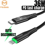 Mcdodo 4/6FT Usb-c To Iphone Fast Charger Cable 36W Pd Led For Apple 12 11 Xr Xs. Fixed Price $14.99.