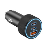 Car Charger, 3-PORT 67W Dual Usb-c & Usb-a Power Adapter Pd/qc Fast.... Fixed Price $17.89.