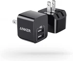 Usb Charger, Anker 2-PACK Dual Port 12W Wall Adapter, Black. Fixed Price $26.99.