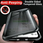For Samsung S22 Ultra NOTE20 S10 S9 Metal Magnetic Case Anti-peeping Glass Cover. Fixed Price $18.03.