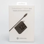 Motorola Turbopower 125W Duo Gan Dual Port Usb-c Fast Charger + Braided Cable. Fixed Price $69.95.