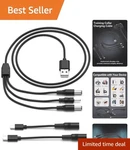 Universal Shock Collar Charger For Dogs Quick 5-IN-1 Usb Charging Solution. Fixed Price $7.19.