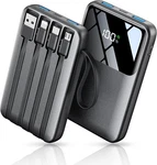 Power Bank, 15000MAH Portable Charger With Built Cable, 22.5W Fast Charging. Fixed Price $294.99.