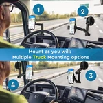 Phone Mount For Truck Holder Heavy Duty Dashboard Windshield. Fixed Price $28.54.