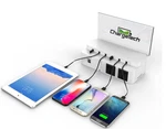 Chargetech Power Strip Charging Station CS8 White Sealed. Fixed Price $99.00.