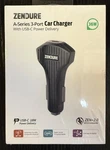 Zendure A-series 3-PORT Car Charger W/usb-c Power Delivery 36W. Fixed Price $18.99.