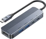 New Gusgu Type-c 5-IN-1 Hub W/ 4K Hdmi, 2*USB 3.0, 5GBPS Adaptor. Fixed Price $14.00.