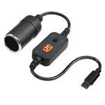 Usb Male To 12V Adapter, Car Cigarette Lighter Socket Type-c Ciga.... Fixed Price $17.09.