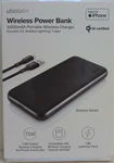 New Ubiolabs Shadow 3000MAH Wireless W/ Lightnng Cable Power Bank For Iphone. Fixed Price $8.99.