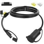 12-24V 6.5FT 14AWG To Female Cigarette Lighter Socket Cable, Gauge Sae.... Fixed Price $17.80.