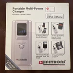 Lifetrons Portable Multi-power Charger External Bank 4800MAH (LT-025) New. Fixed Price $37.00.