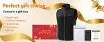 Udesyeny Heated Vest For Men/women W/battery Pack Included, Lightweight Small. Fixed Price $34.95.