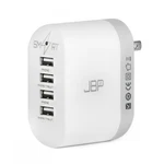 Jbp Fast 48W 6.8A Port Usb Wall Charger With Folding Plug - White/gray. Fixed Price $5.00.