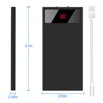 Ultra-thin Power Bank 20000MAH Portable Charger External Battery Pack Dual Usb. Fixed Price $19.19.