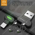 3PACK Mcdodo 90 Degree Usb Charger Cable Fast For Iphone 14 13 12 11 Xr 8. Fixed Price $24.81.
