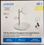 Anker Maggo 3-IN-1 Wireless Charging Station QI2 Certified 15W Magsafe Stand Kit. Fixed Price $89.99.