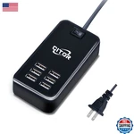 Multiport Usb Charger, 6 Charging Station For Multiple Devices, Phone,. Fixed Price $26.23.