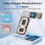 Waitiee Wireless 3 15W Fast Charging Station For Apple Devices - White. Fixed Price $24.41.