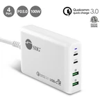 Siig 100W Dual Usb-c Pd & Qc 3.0 Combo Power Charger White. Fixed Price $19.99.