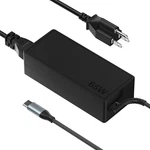 Yuncaiiz 65W Usb Laptop Charger, Fast Charging Universal Computer Black. Fixed Price $16.99.