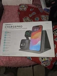 Tangelo Chargepro 3 1 Foldable Wireless Charger ( Brand Print ). Fixed Price $34.95.