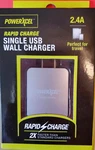 New Wall Charger 2.4A Rapid Fast Charging Usb 3. Fixed Price $5.94.